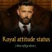70+ Royal Attitude Status in hindi  |  रॉयल ऐटिटूड स्टेटस।
